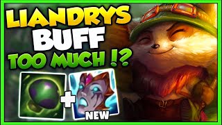 NEW Liandries Receives A HUGE Damage Buff amp Its WAY Too Much  S11 Teemo  League of Legends [upl. by Ellehsor310]