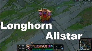 Longhorn Alistar Detailed Skin Spotlight  League of Legends [upl. by Uhsoj206]