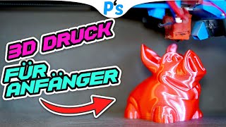 3D DRUCK für ABSOLUTE ANFÄNGER TUTORIAL  DEUTSCH [upl. by Solim]