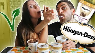 HäagenDazs VEGAN Ice Cream Taste Test [upl. by Assenej]