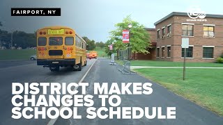 School district swaps start times for primary and secondary students [upl. by Crane]