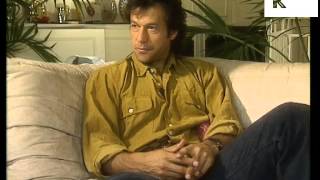 1990s Interview Cricketer Imran Khan at Home [upl. by Kcim904]