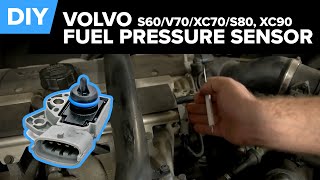 Volvo Fuel Pressure Sensor Replacement  Easy DIY S60 V70 XC70 S80 XC90 [upl. by Cohin]