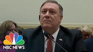 Mike Pompeo Clashes With Rep Gregory Meeks On Diplomatic Security At House Hearing  NBC News [upl. by Goran]