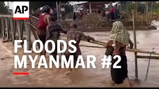 Casualties in Myanmar push Southeast Asias death toll from Typhoon Yagi past 500 [upl. by Livvyy]