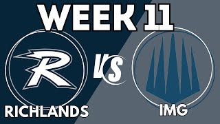 HS Series Richlands High vs IMG Academy  Week 11 [upl. by Nilat]