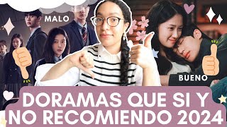 👀 DORAMAS QUE SI Y NO RECOMIENDO PRIMERA MITAD 2024  Melidrama ♡ [upl. by Niak]