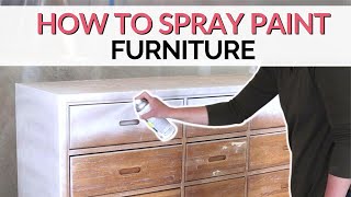 Spray Painting Furniture  The Good The Bad and The Ugly [upl. by Sharona]