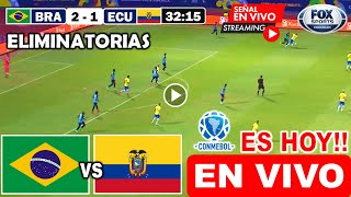 Brasil vs Ecuador en vivo donde ver a que hora juega Brasil vs Ecuador Eliminatorias Conmebol 2024 [upl. by Akoyin344]