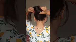 Everyday Clutcher Bun Hairstyle 😻 [upl. by Ecertak]