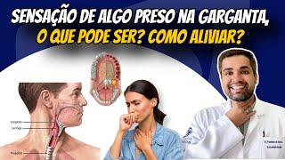 Sensação de algo preso na garganta o que pode ser Como aliviar garganta ansiedade dopamine [upl. by Cynarra]