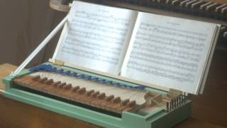 Octave travel clavichord 68 cm Dublin Virginal Manuscript Nicolas Zannin [upl. by Roye]