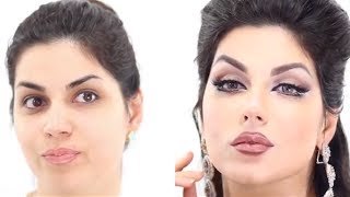 Mahlagha Jaberi inspired makeup by Hanan Alnajadah مه لقا جابري راهي جابر حنان النجادة [upl. by Pomfrey]