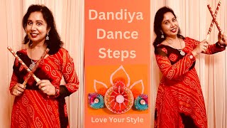 Dandiya Dance  Simple Dance Steps amp Style Tips  Love Your Style [upl. by Charron]