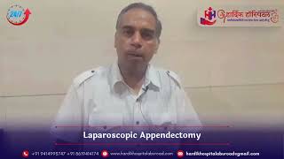 Best laparoscopic appendectomy Treated By Hardik Hospital [upl. by Franky]