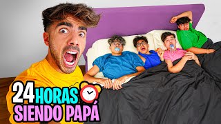 24 HORAS SIENDO PAPA DE MIS VECINOS [upl. by Nayd799]