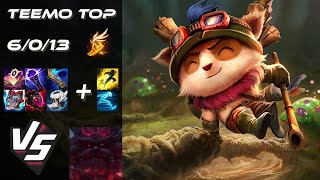 TOP Teemo vs Ornn  EU Grandmaster Patch 1422 [upl. by Retsev903]