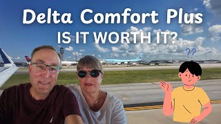 Delta Comfort Plus vs Economy Is Comfort Plus Worth It [upl. by Aivatnwahs]