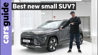 2024 Hyundai Kona Electric Hybrid and petrol previewed Should the Kia Niro small SUV be worried [upl. by Noitsirhc]