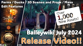 Baileywiki July 2024 Release  Docks Farms and Settlements  Foundry VTT Battlemaps [upl. by Drofdarb]