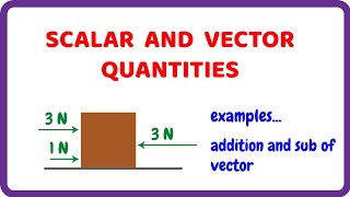 Scalar and Vector Quantities [upl. by Arodnap]