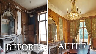 FULL CHATEAU DINING ROOM RENOVATION Before amp After in 10 minutes [upl. by Naesad859]