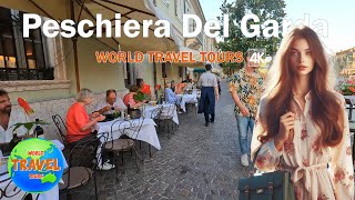 Peschiera Del GARDA ITALY 4k Walking Tour  LAKE GARDA  THE MOST BEAUTIFUL VILLAGES ON ITALY [upl. by Ardyce]