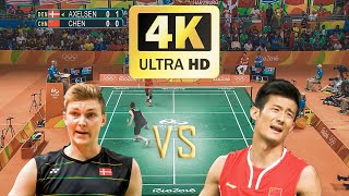 4K50FPS  MS  SF  Chen Long vs Viktor Axelsen  2016 Rio Olympics  Highlights [upl. by Anissa]