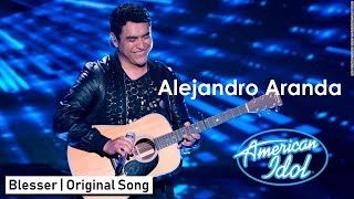 Alejandro Aranda Sings Original Song  Blesser  American Idol 2019 [upl. by Gove998]