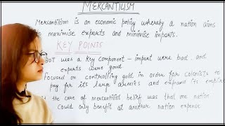 Mercantilism  International Trade  By Komal Mam [upl. by Garik]