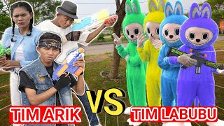 ARIK SQUAD VS LABUBU SQUAD JAHAT😱HAMPIR KALAH MALAH DATANG LABUBU RAKSASA  Mikael TubeHD [upl. by Karsten]