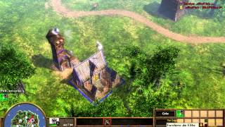 Age of Empires 3 The Asian Dynasties Alemania vs Japon [upl. by Alomeda]