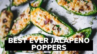 Best Stuffed Jalapeno Recipe  Bake at 425F [upl. by Blount28]