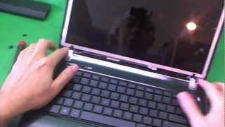 HP dv44000 Notebook Screen Replacement Procedure [upl. by Spiros553]