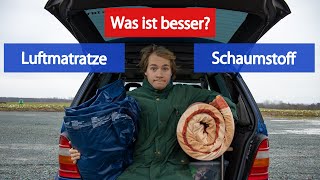 Welche Matratze ist die beste für deinen Camper  Schaumstoffmatratze VS Luftmatratze [upl. by Iden]