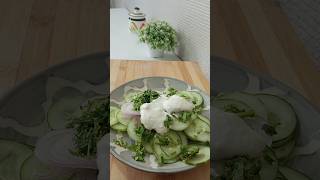 Cucumber salad 🥗 shorts shortvideo salad food [upl. by Prasad]