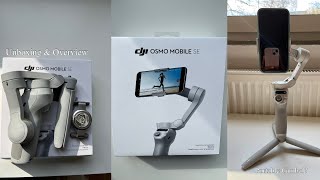 DJI OSMO MOBILE SE  Unboxing Tutorial amp How to use a SMARTPHONE GIMBAL [upl. by Bernita433]