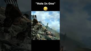 quotHole In Onequot 🤣 skyrim skyrimanniversary elderscrolls shorts [upl. by Suzanne]