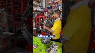 Part  1 Splendor का Alloy wheel टूट gya 😱  Vikasbaghpatiya shortvideo shorts [upl. by Gignac]