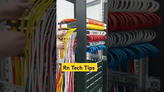 Server Room Cables installation shorts rntechtips server serverroom [upl. by Sitelc823]