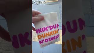 Trying DUNKIN Donuts travel donuts [upl. by Earl]