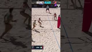 Italy Vs Usa  Secret Beach Volleyball volleyball volleyballgirls [upl. by Tica]