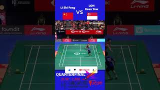 LI Shi Feng Vs LOH Kean Yew  Quarterfinal Singapore Open 2024 lishifeng lohkeanyew [upl. by Morgan]