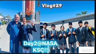 Day 2 at NASA KSC  Vlog29  Oviya Bhandari [upl. by Sinnylg]