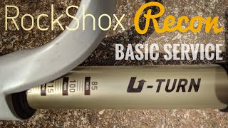 RockShox Recon UTurn Lower Leg Service [upl. by Mela]