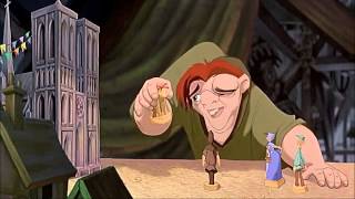 The Hunchback of Notre Dame 1996 Scene quotOut TherequotQuasimodos Song [upl. by Ano58]