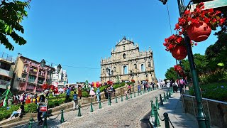 Monte Fort amp Walls of St Paul Church Macau China [upl. by Kellby]