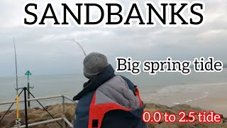 BIG SPRING TIDE SANDBANKS  poole dorset [upl. by Annavoj91]