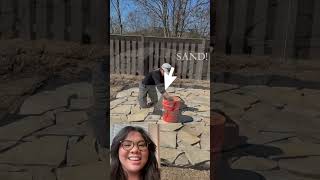 Flagstone Patio installation with Reaction [upl. by Reena335]