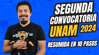 Segunda Convocatoria UNAM 2024 SUAyED Te explico las fechas trámites y carreras ofertadas [upl. by Atsirt]